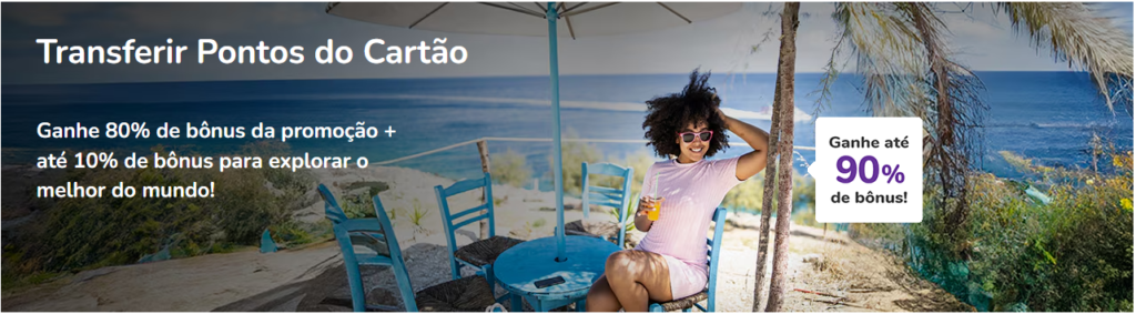 Promoção de transferência bonificada da Smiles com até 90% de bônus