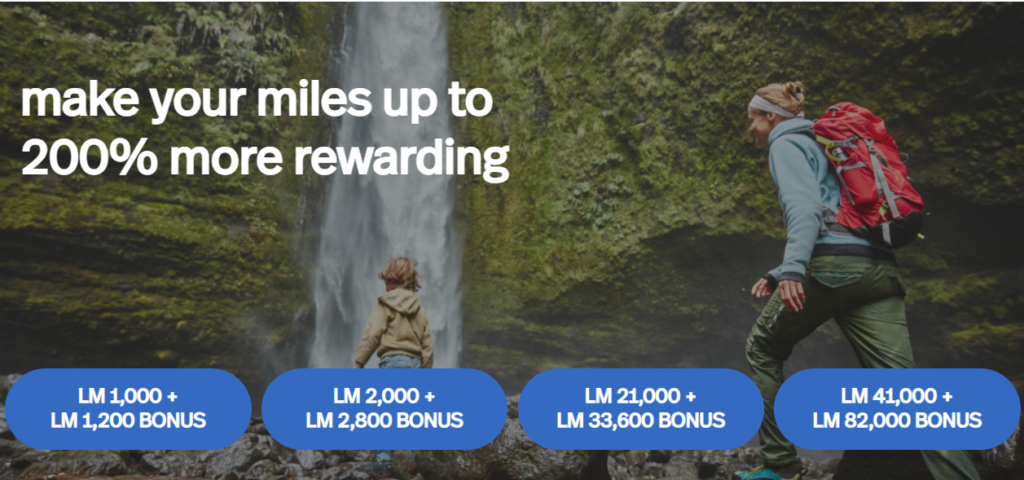 Compra de milhas LifeMiles com até 200% de bônus