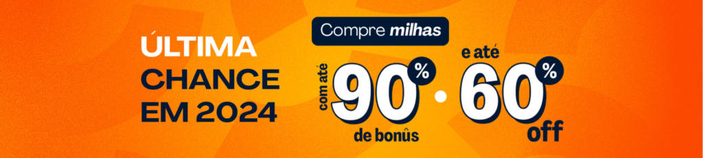 Promoção pagol com 60% de desconto mais 90% de bônus na compra de milhas