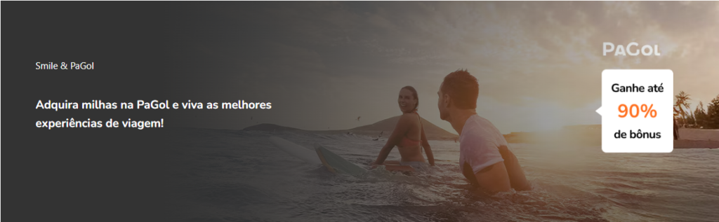 Promoção pagol com 60% de desconto mais 90% de bônus na compra de milhas