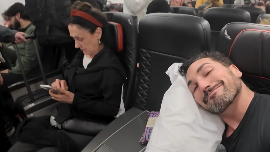 Cabine Executiva da Avianca em voo dentro da América