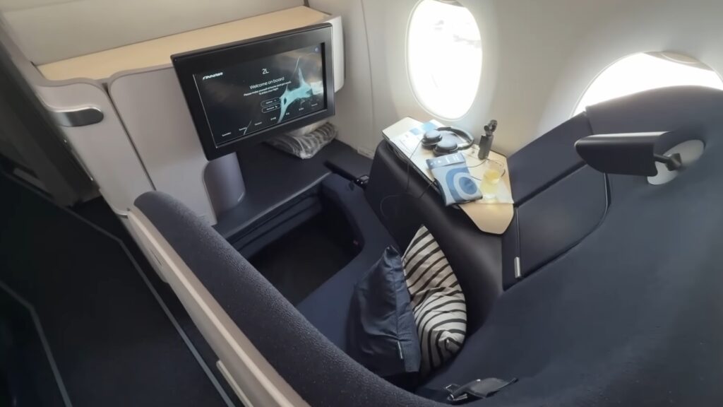 Poltrona Executiva da Finnair