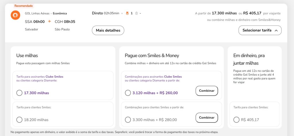Passagens com milhas + dinheiro valem a pena?