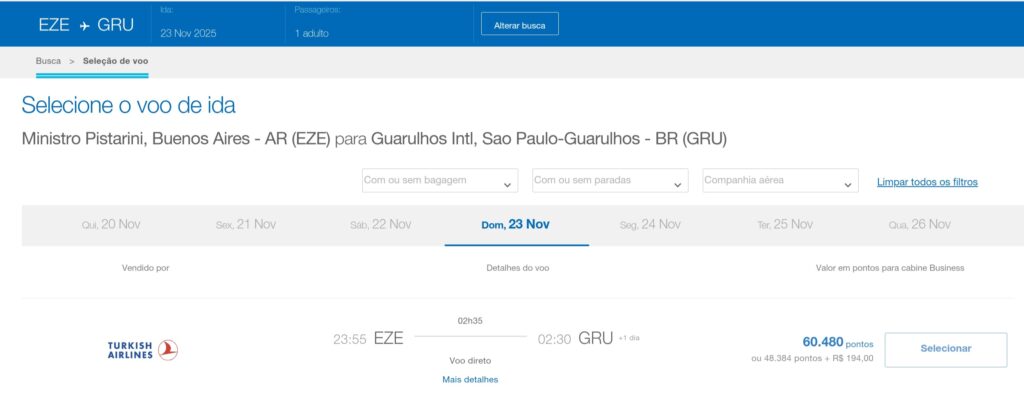 vale a pena comprar milhas para executiva