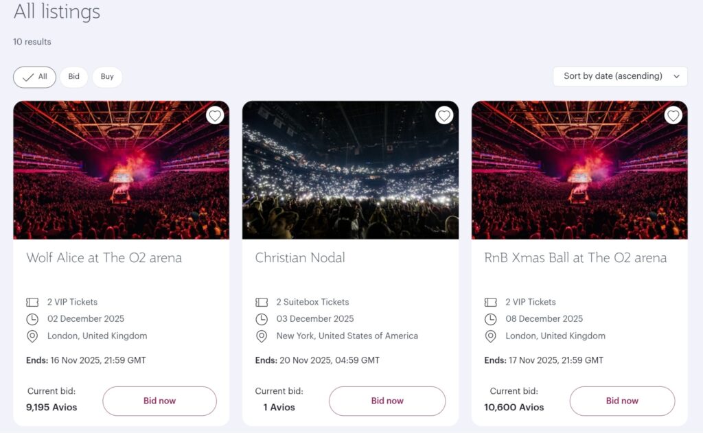 como reservar ingressos para shows com milhas